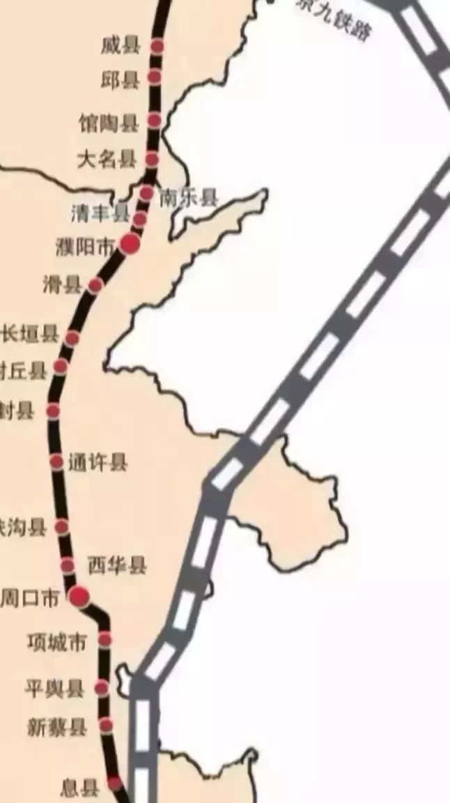 京雄商高铁线路全长638.337km,途经四省,11市30县,其中北京境内33.