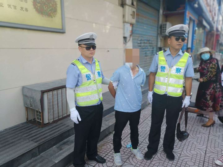 法制|男子当街抢劫，漯河民警一个“反手折臂”
