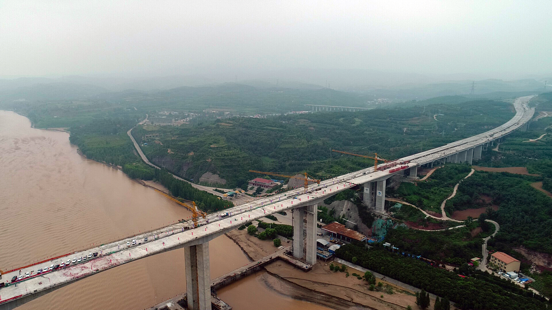 黄河|好消息！河南西部又一黄河特大桥合龙