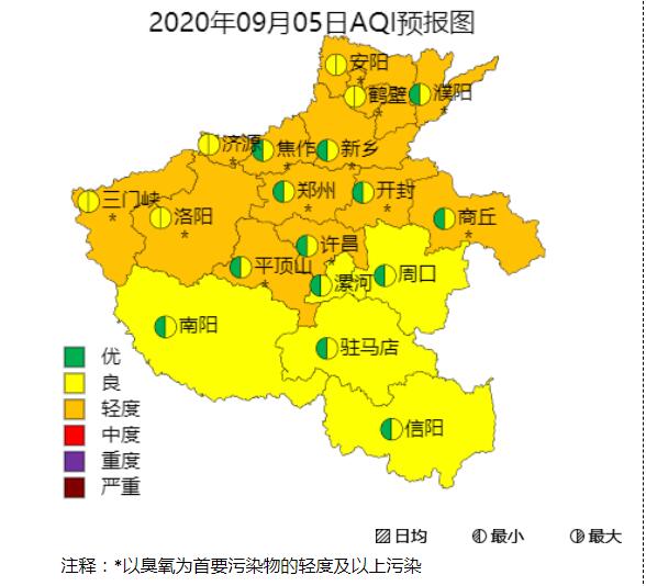 臭氧污染|未来一周，河南这些地区有臭氧污染，请注意防范！