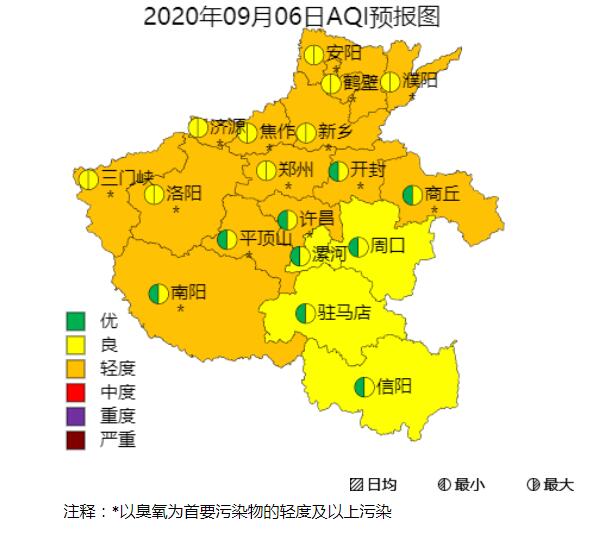 臭氧污染|未来一周，河南这些地区有臭氧污染，请注意防范！
