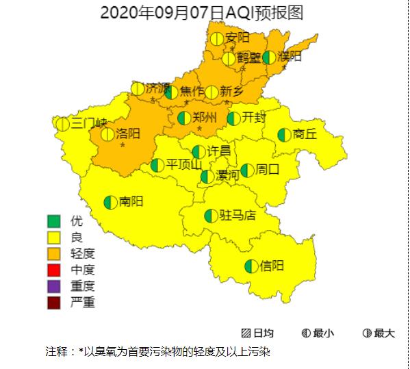 臭氧污染|未来一周，河南这些地区有臭氧污染，请注意防范！
