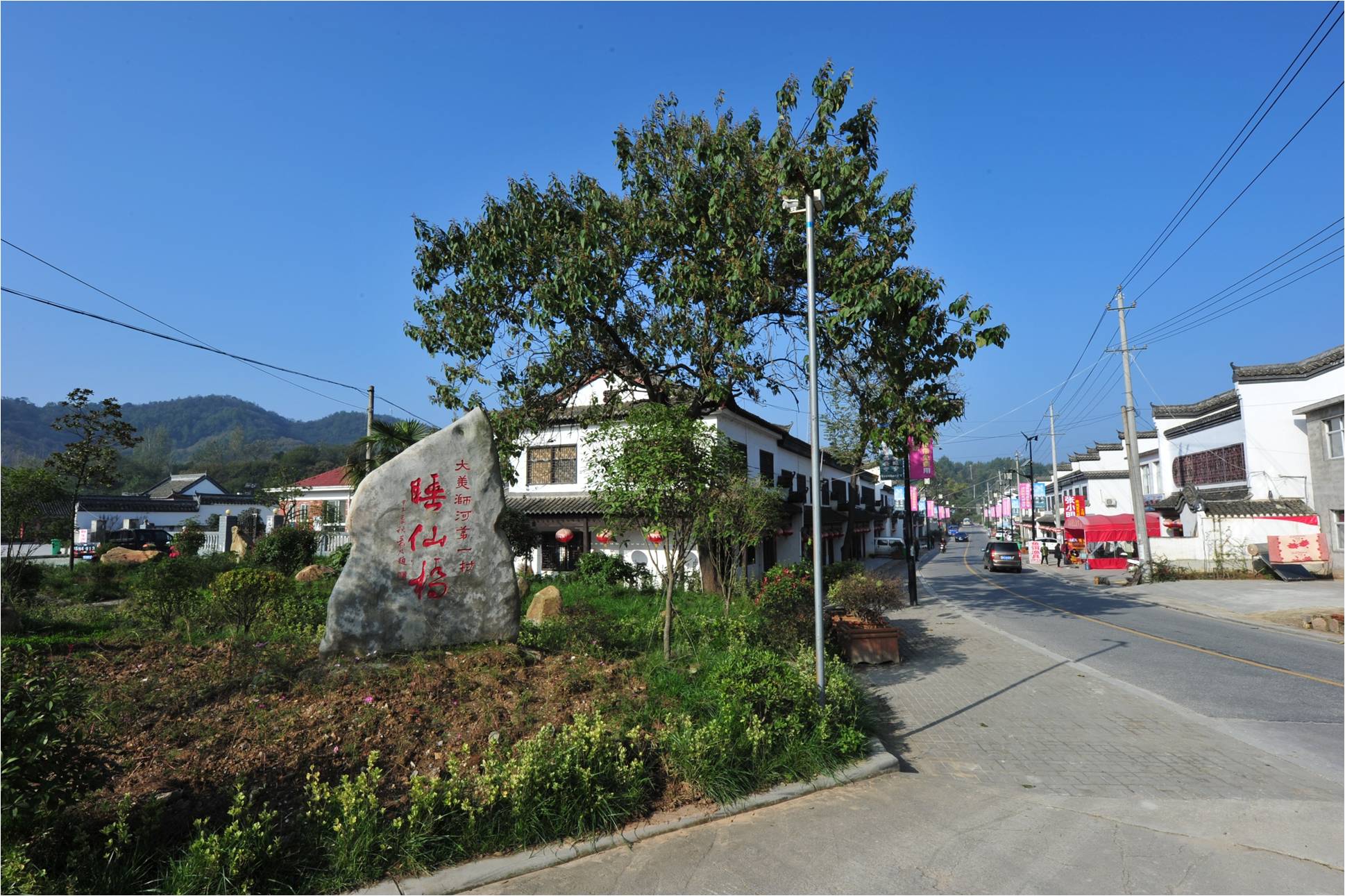 董家河镇睡仙桥村街道景观图