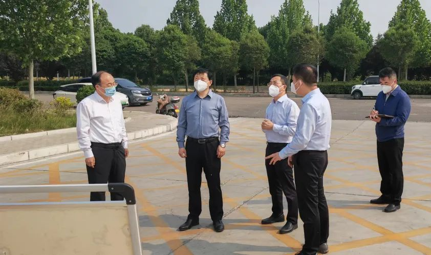 抗疫进行时许昌市委组织部部长黄旭东到许昌经济技术开发区督导调研
