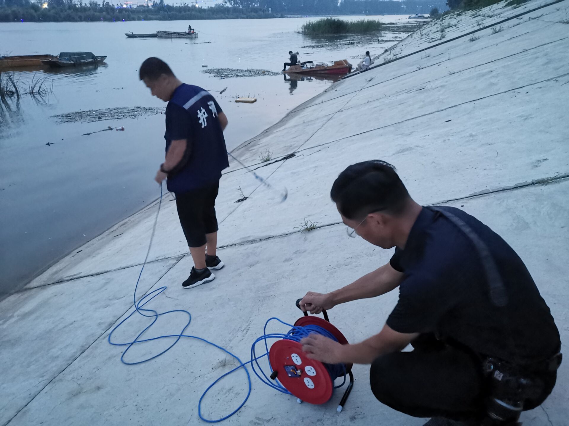 地笼|周口沙颍河内频现地笼 犹如布下鱼虾“绝命阵”