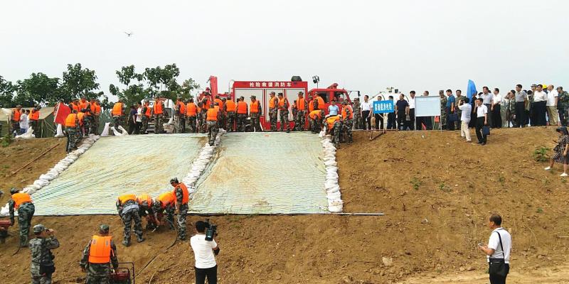 项城市人民武装部承办,旨在认真贯彻落实全国防汛抗旱电视电话会议和