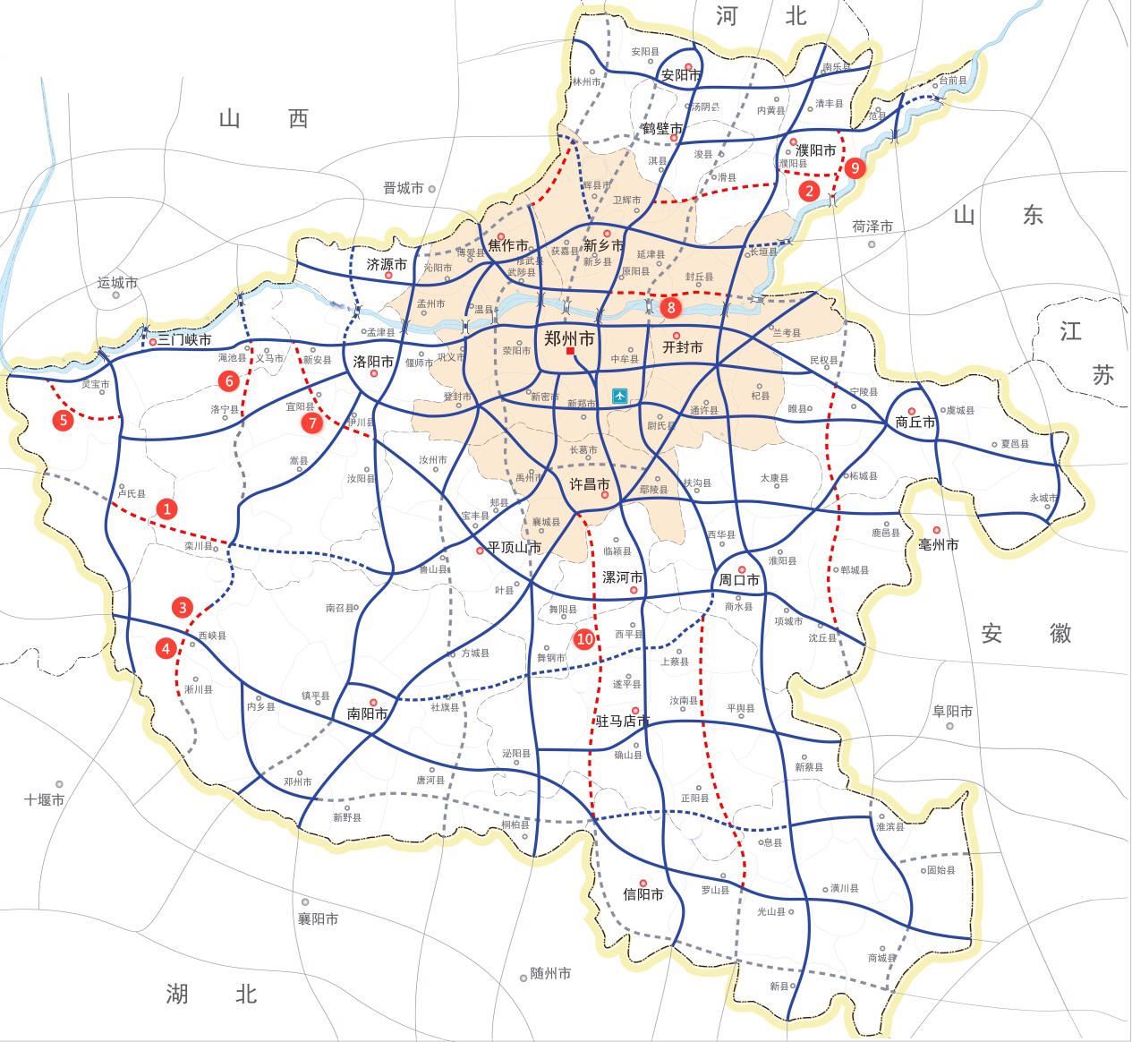 河南高速规划2020-2035图片