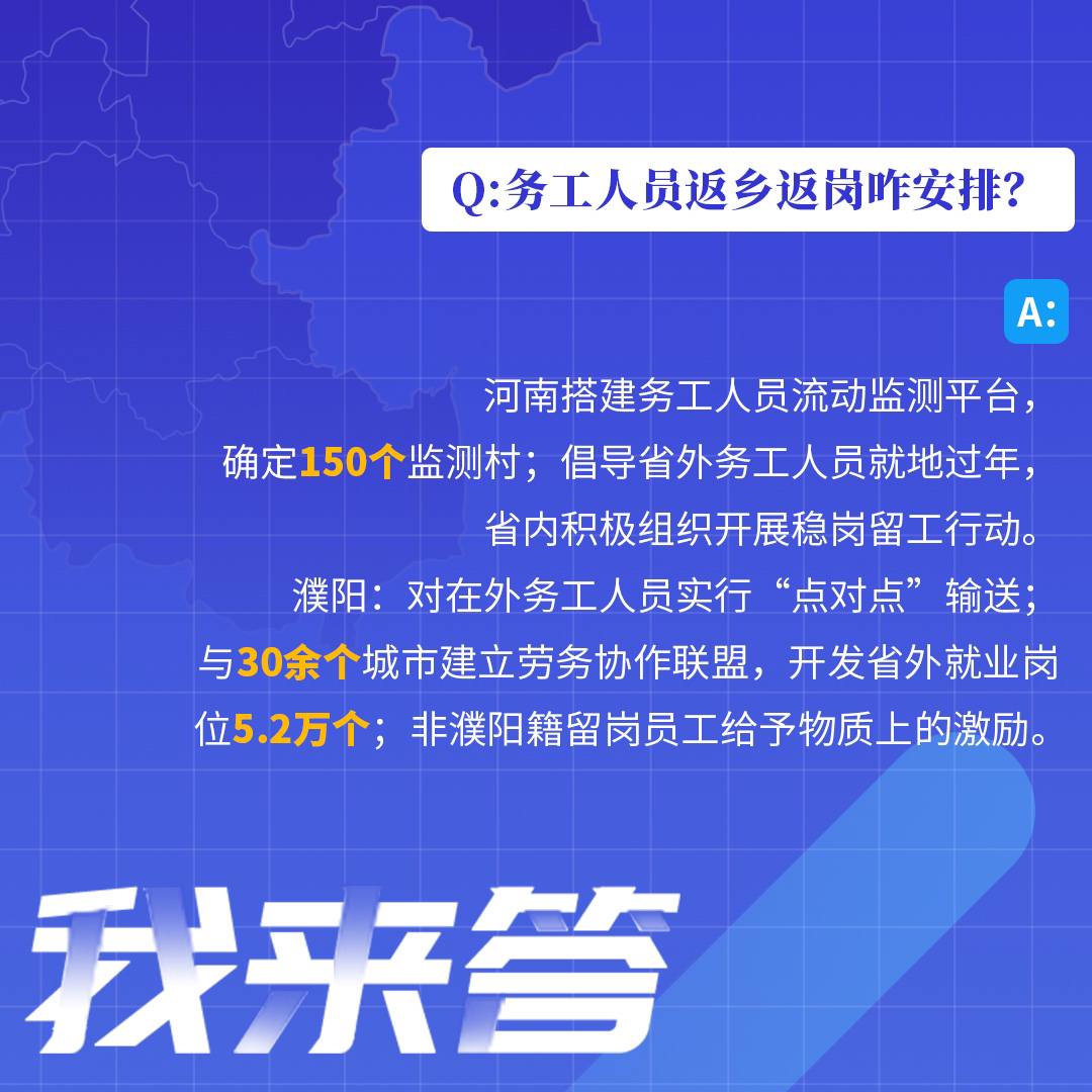 你问政 我来答｜河南为“返乡脚步”和温暖过节提供了哪些服务保障？ 大河网