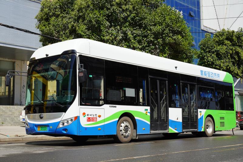 郑州50台新一代氢能源公交车全部上线
