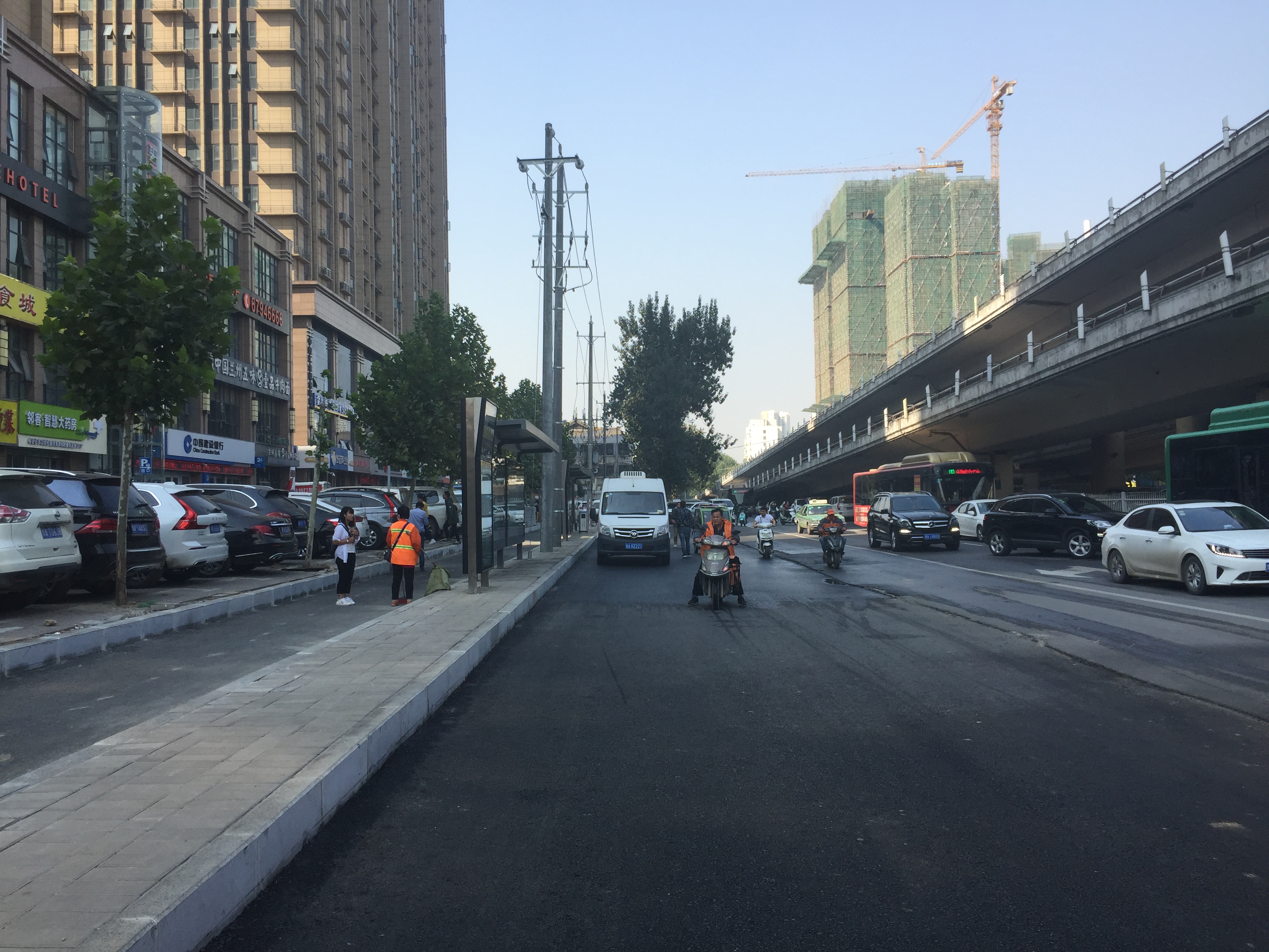 河医立交西建设东路南侧新公交站点