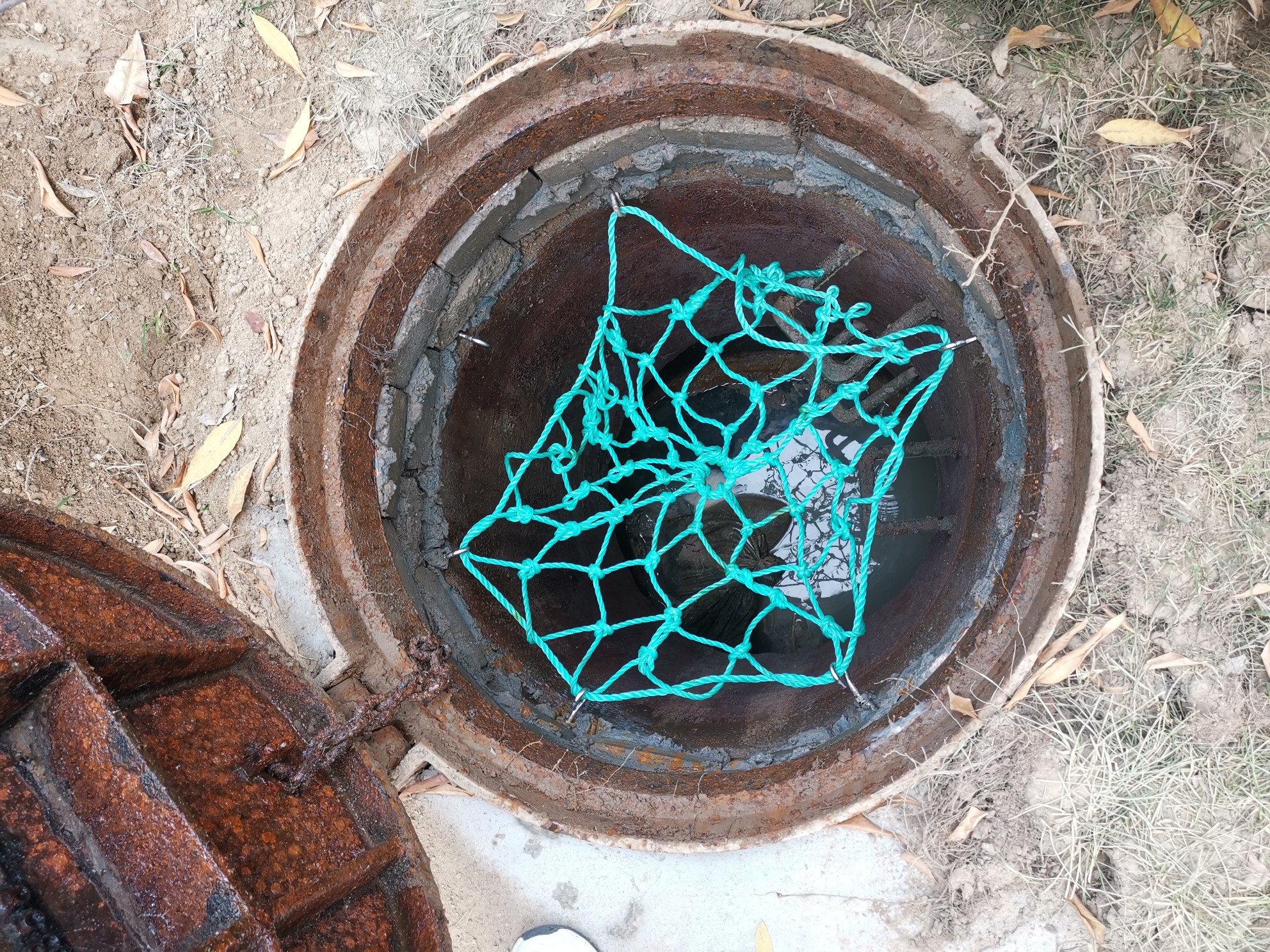 |郑州这个雨水口为啥向龙子湖内排污水？