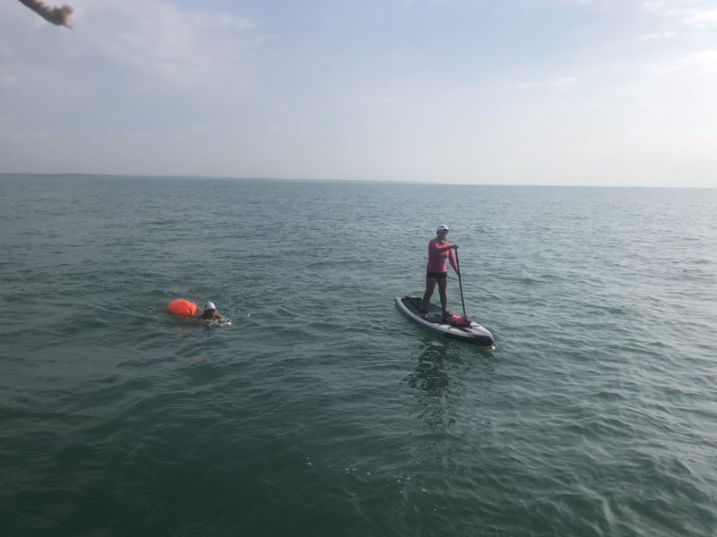 琼州海峡|乘风破浪的“泳士” 周口12名泳友接力横渡琼州海峡