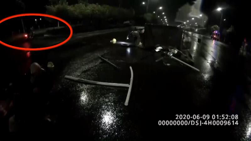 交通丈夫醉酒驾车肇事 唤妻子前来顶包