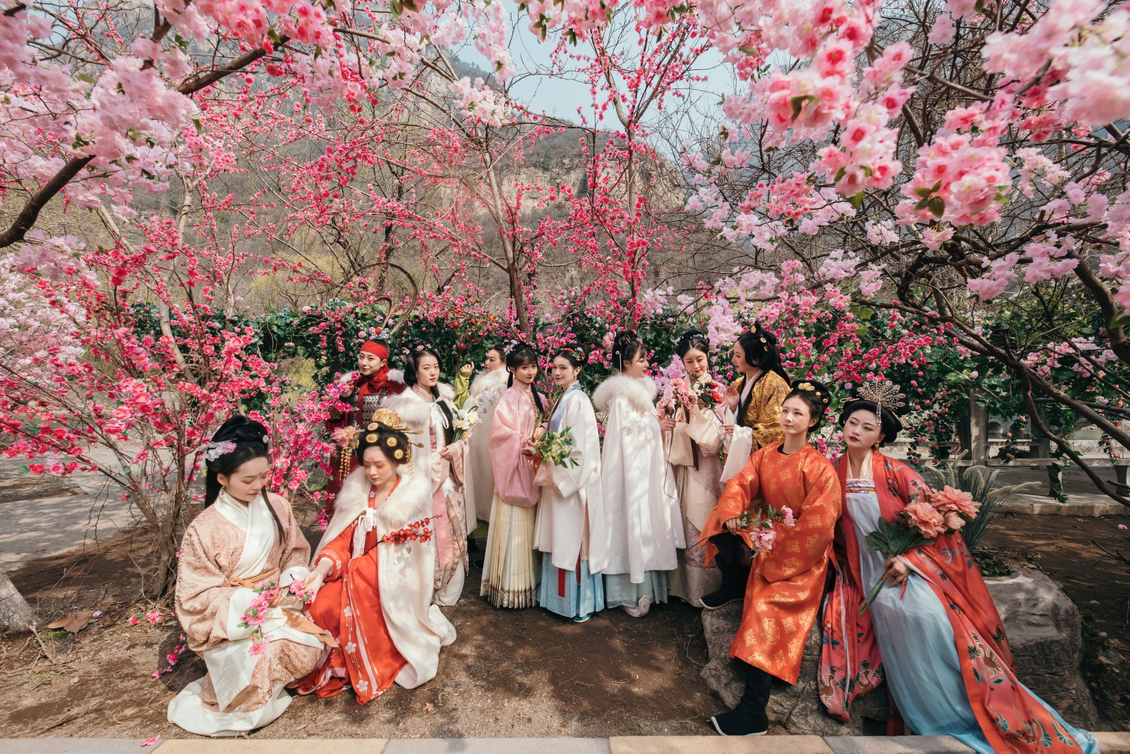 云台山汉服花朝节图片