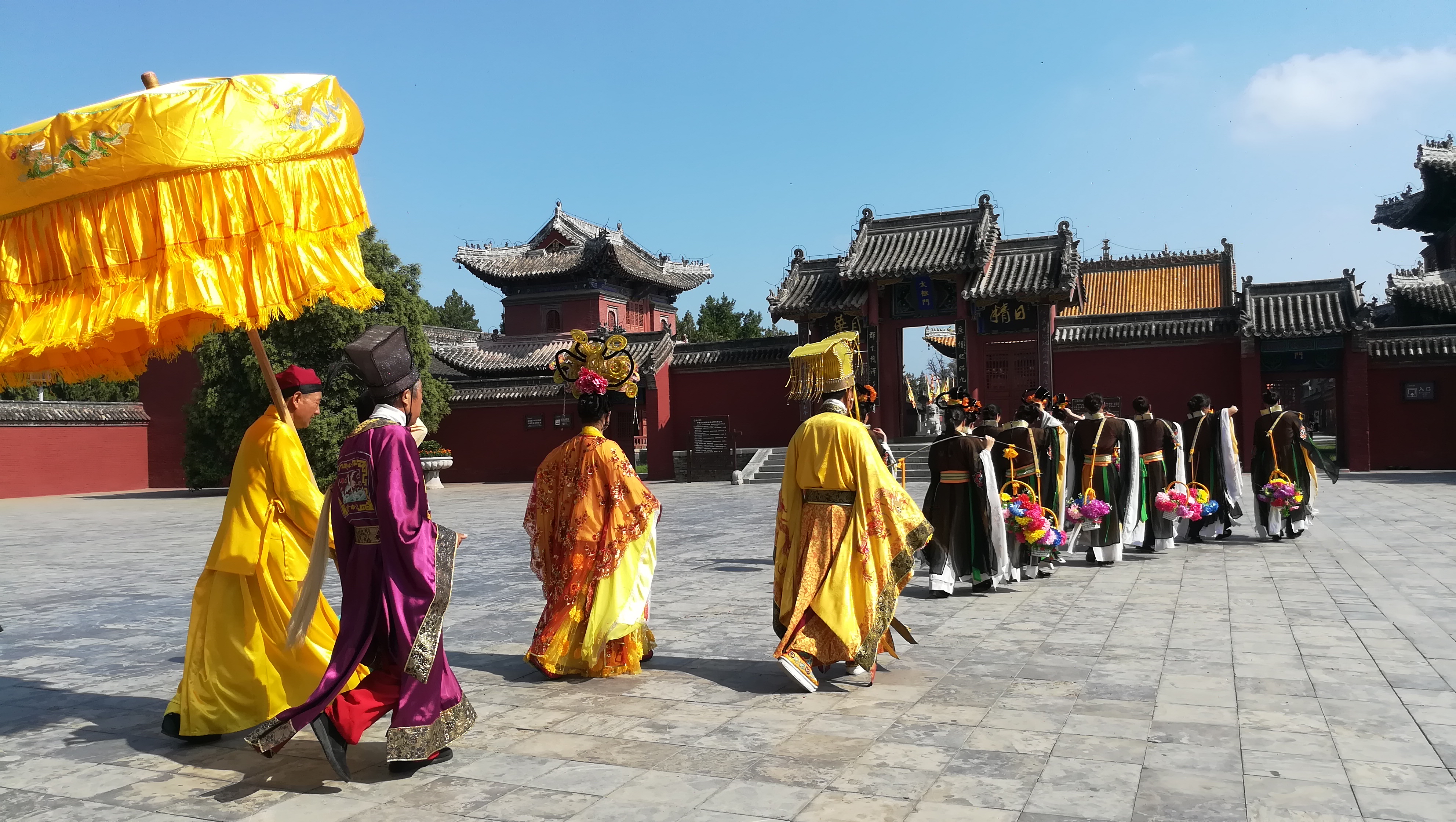 今日立秋周口太昊陵再现数百年前皇帝祭拜场景