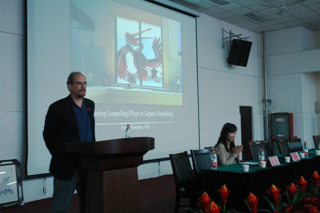 世界动画大师来校演讲