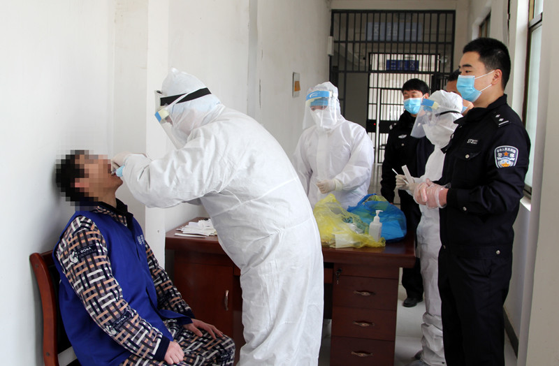 筑牢安全防线 周口这个看守所开展核酸检测工作-大河新闻