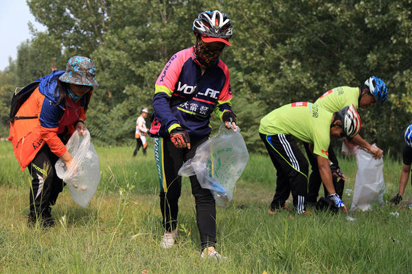 大河网举行公益骑行活动 网友：从我做起 传递环保正能量