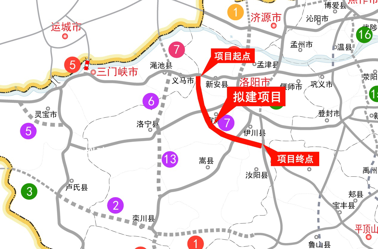 河南双千工程首例渑淅高速渑池至洛宁段引入央企投资