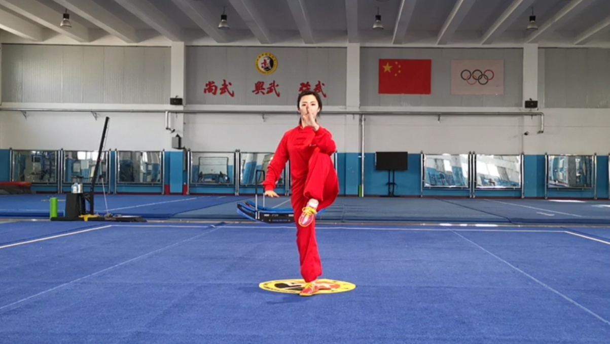 我们在一起宅在家动起来刚柔相济静心养性跟全国冠军侯雯练太极