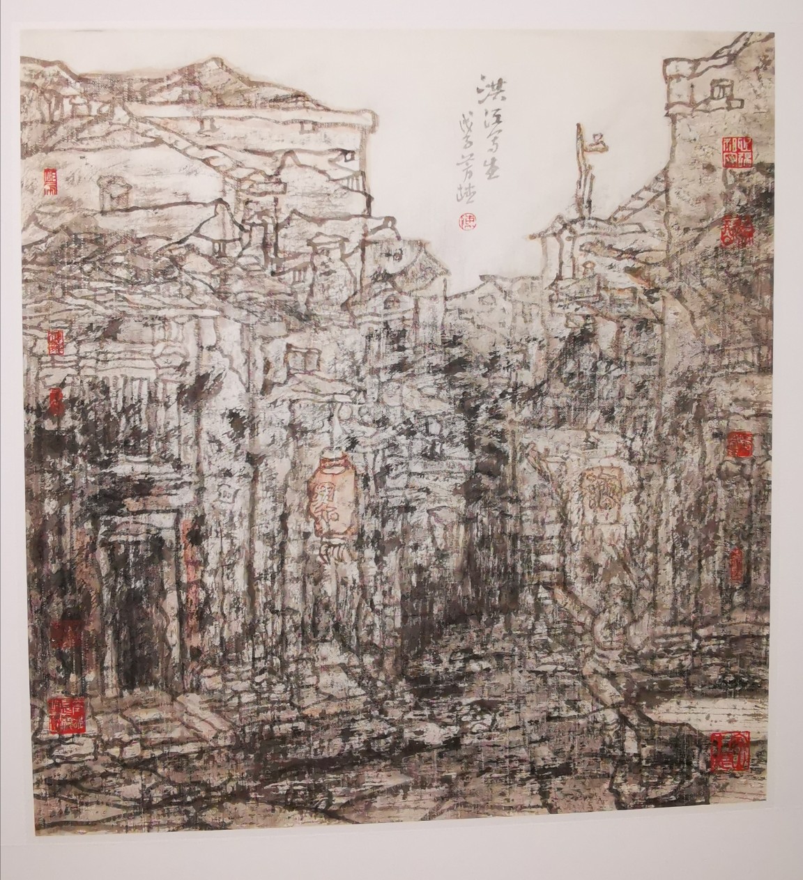 如何随心所欲创作苍茫厚重山水画吃百家饭的陈芳桂创作的红旗渠长啥样