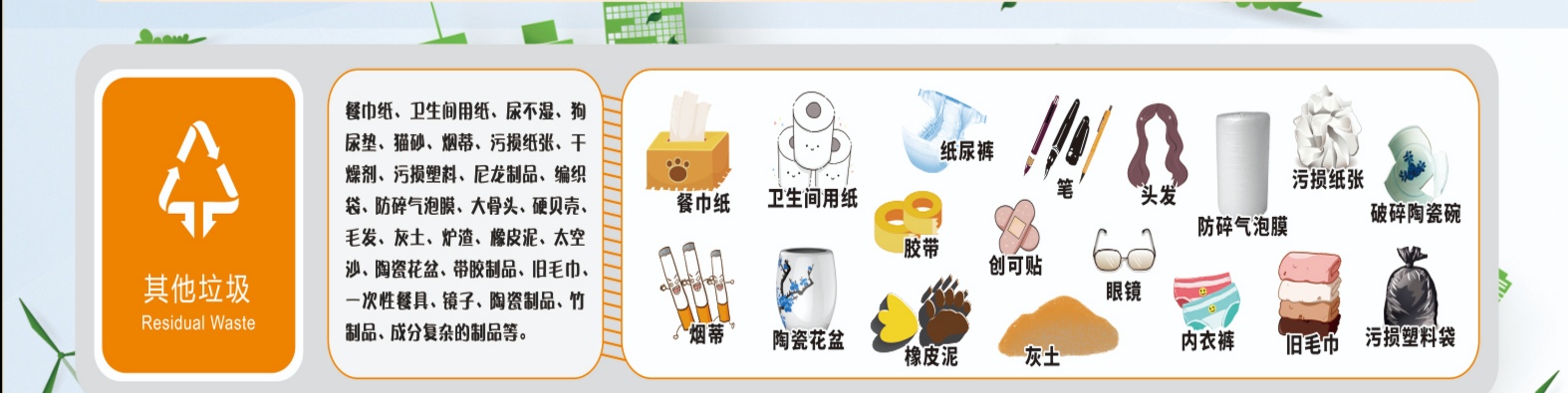 |红蓝黄绿要看清 生活垃圾分门别类投放图解来了