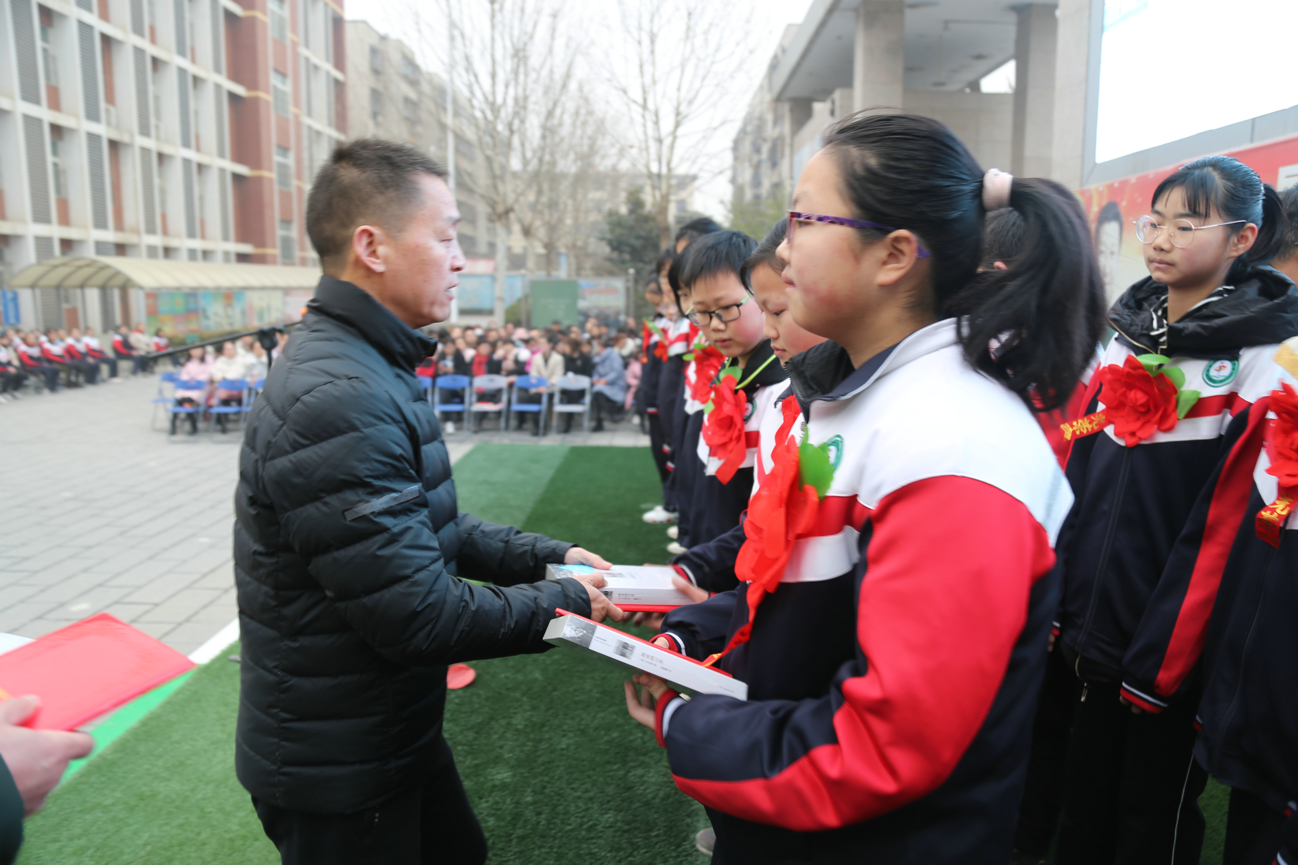 荥阳市第一中学举行2019年度春季开学典礼-手机大河网