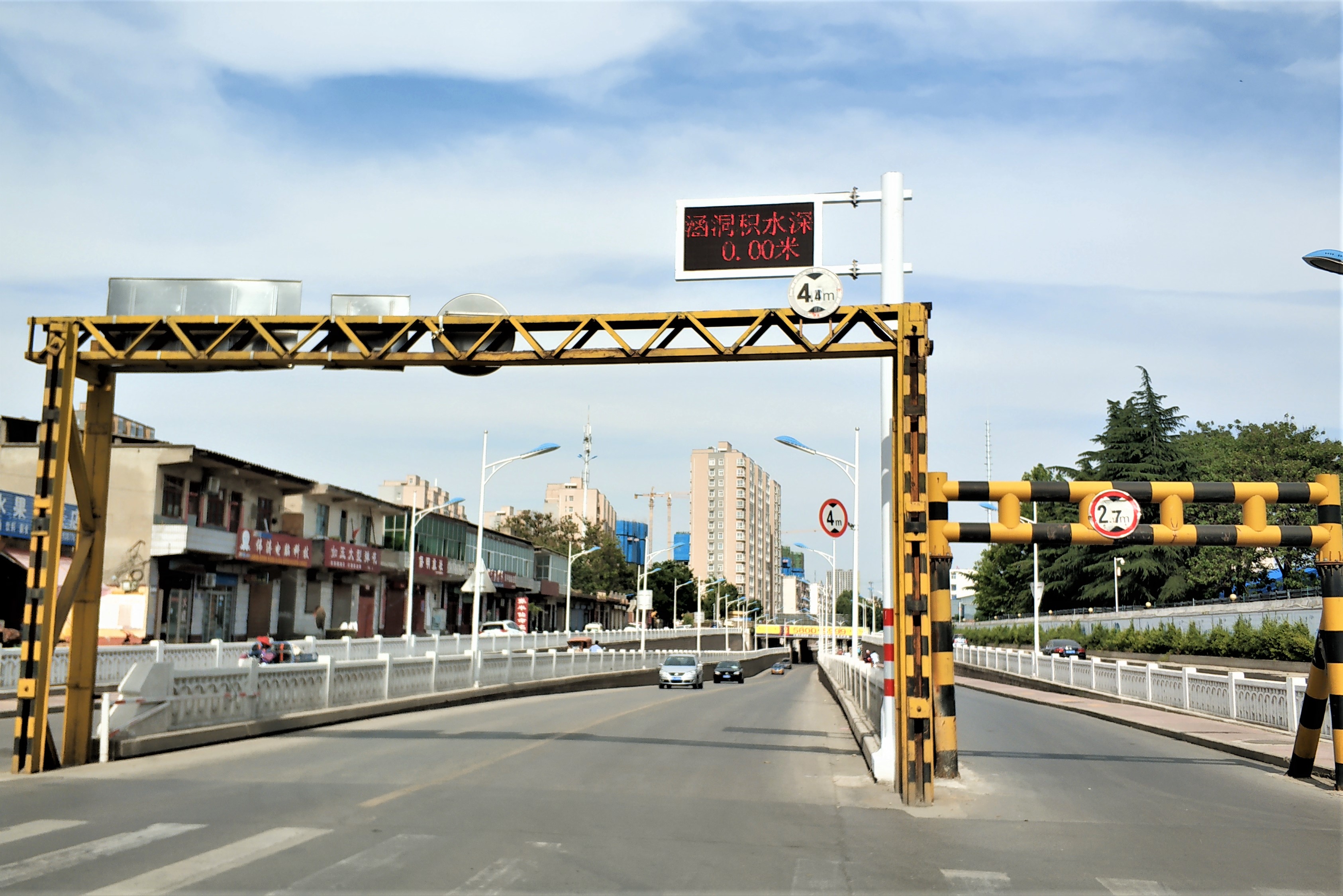 涵洞积水提前知许昌立交桥内涝监测预警系统下月启用