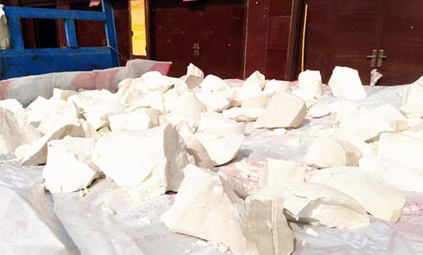 驻马店这个县:红薯加工成“金砣”