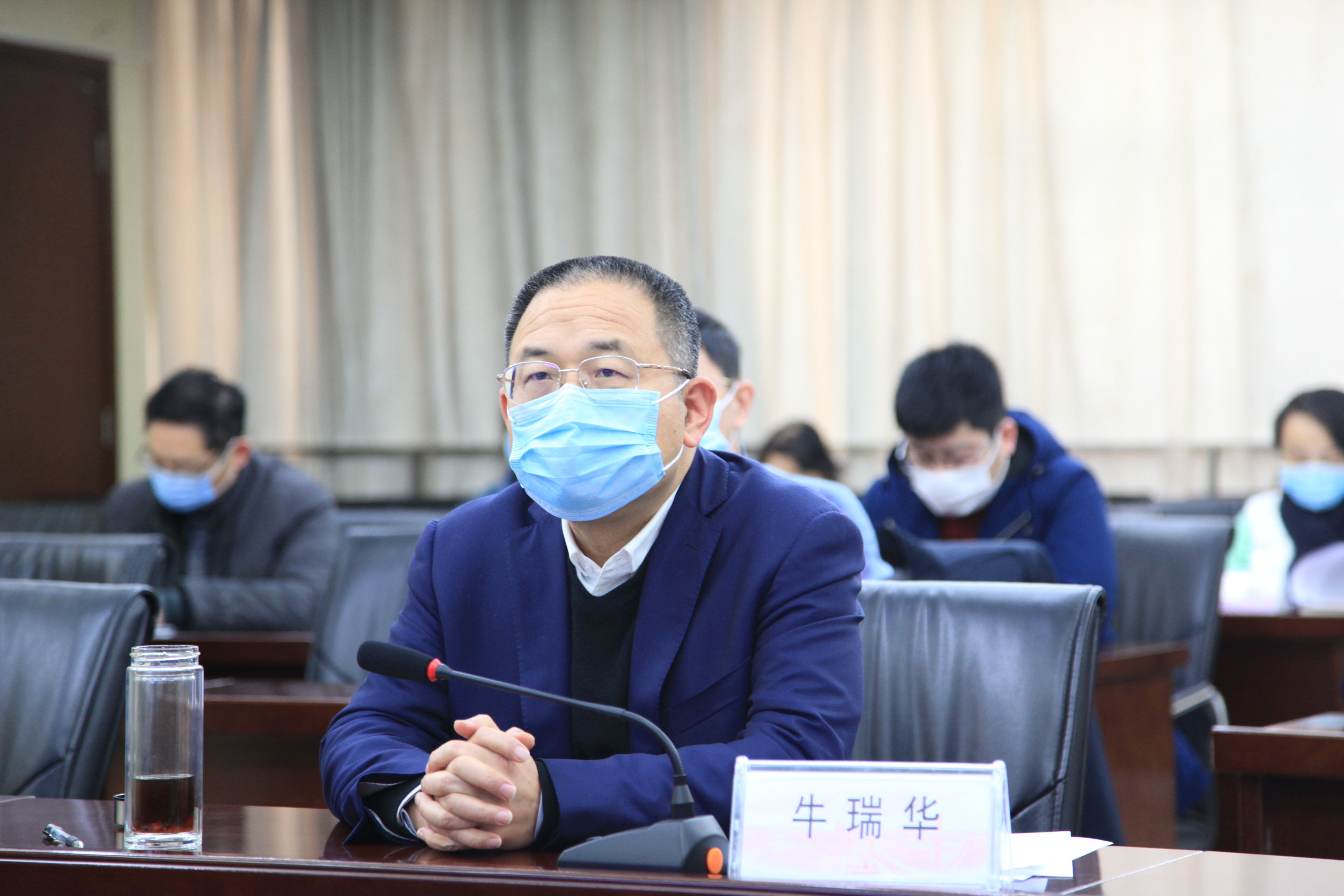 肺炎疫情防控指挥部指挥长,党工委副书记,管委会常务副主任牛瑞华讲话