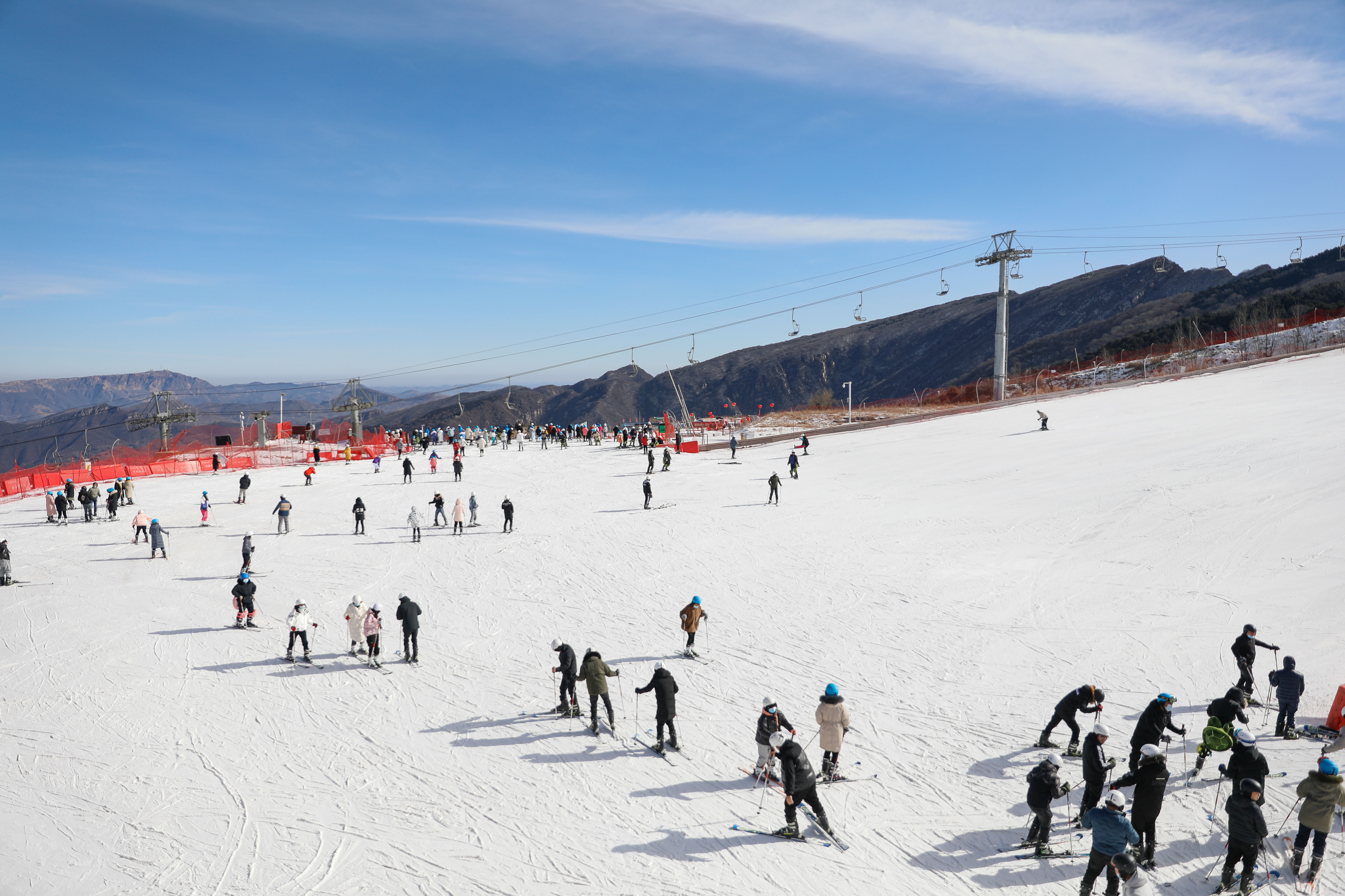 藁城滑雪场图片