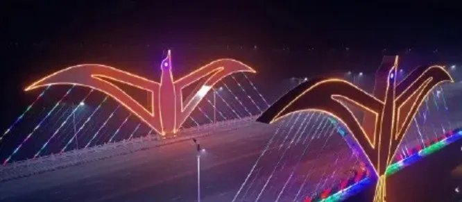 凤凰@濮阳史上最高颜值的桥？网红桥“凤桥”完工了！