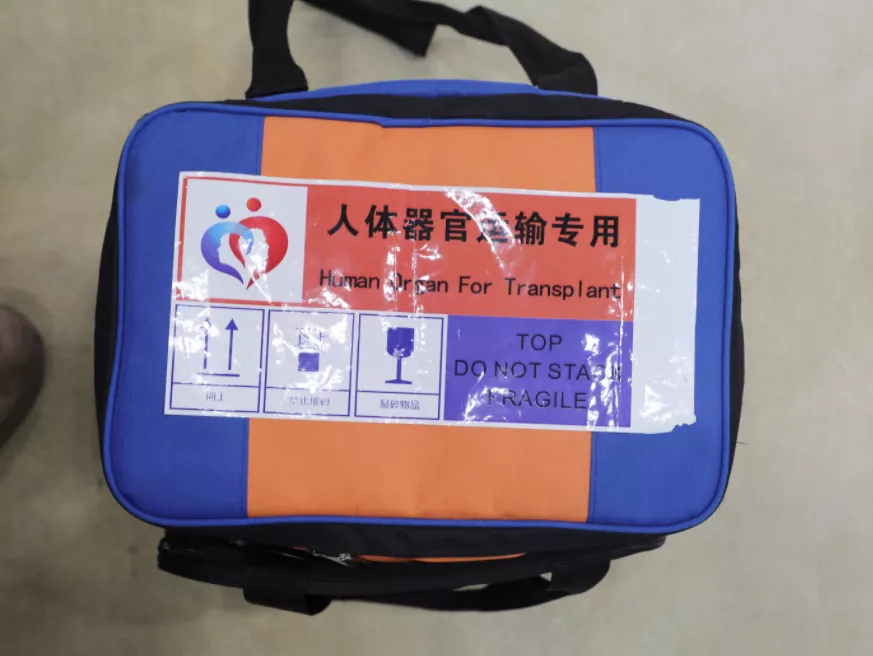 立即启动人体器官转运预案,并组织航务,运服,安检,综管等部门根据运输