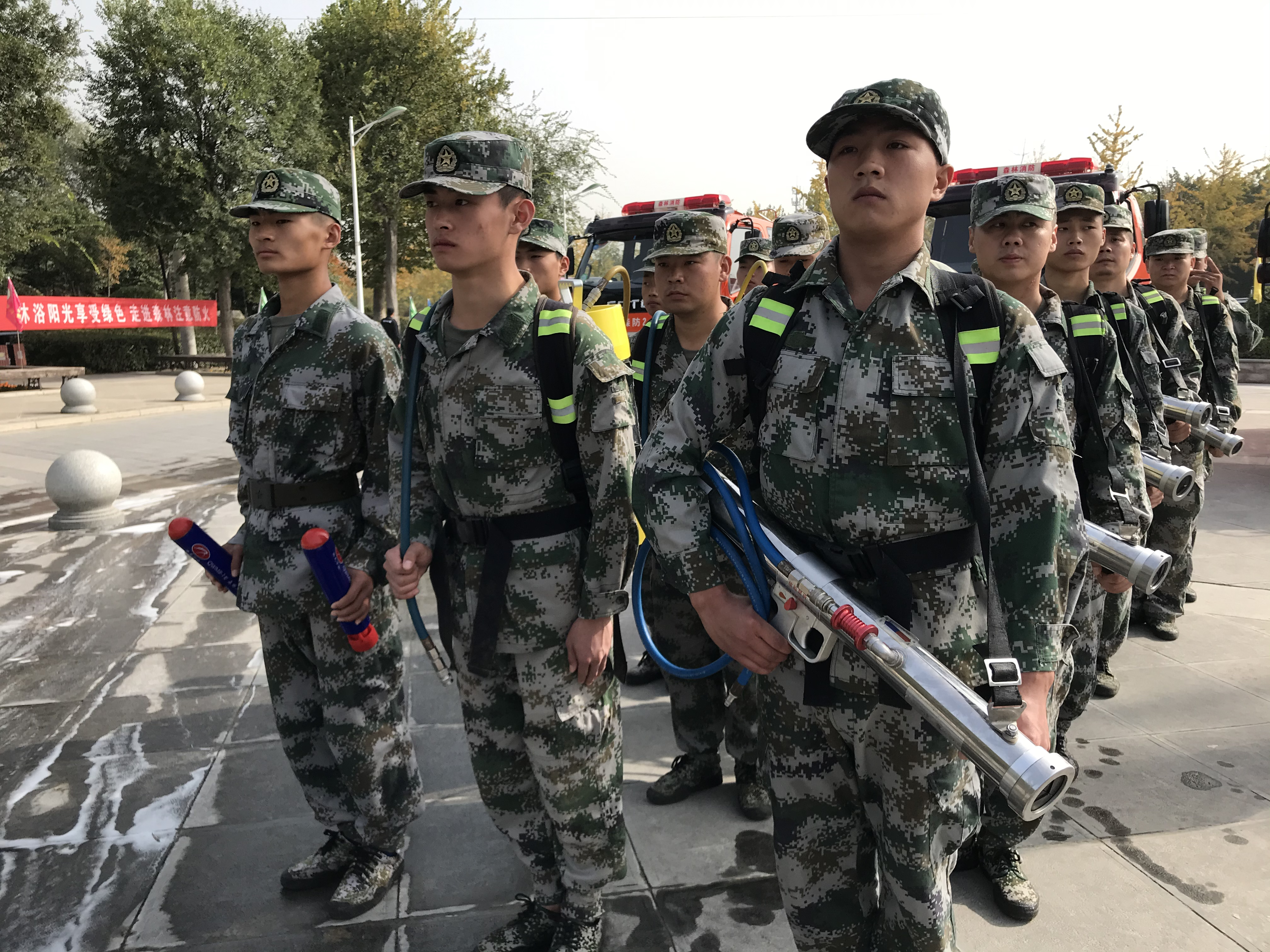 |郑州重点生态林区护林消防队伍大比武，他们要比什么？