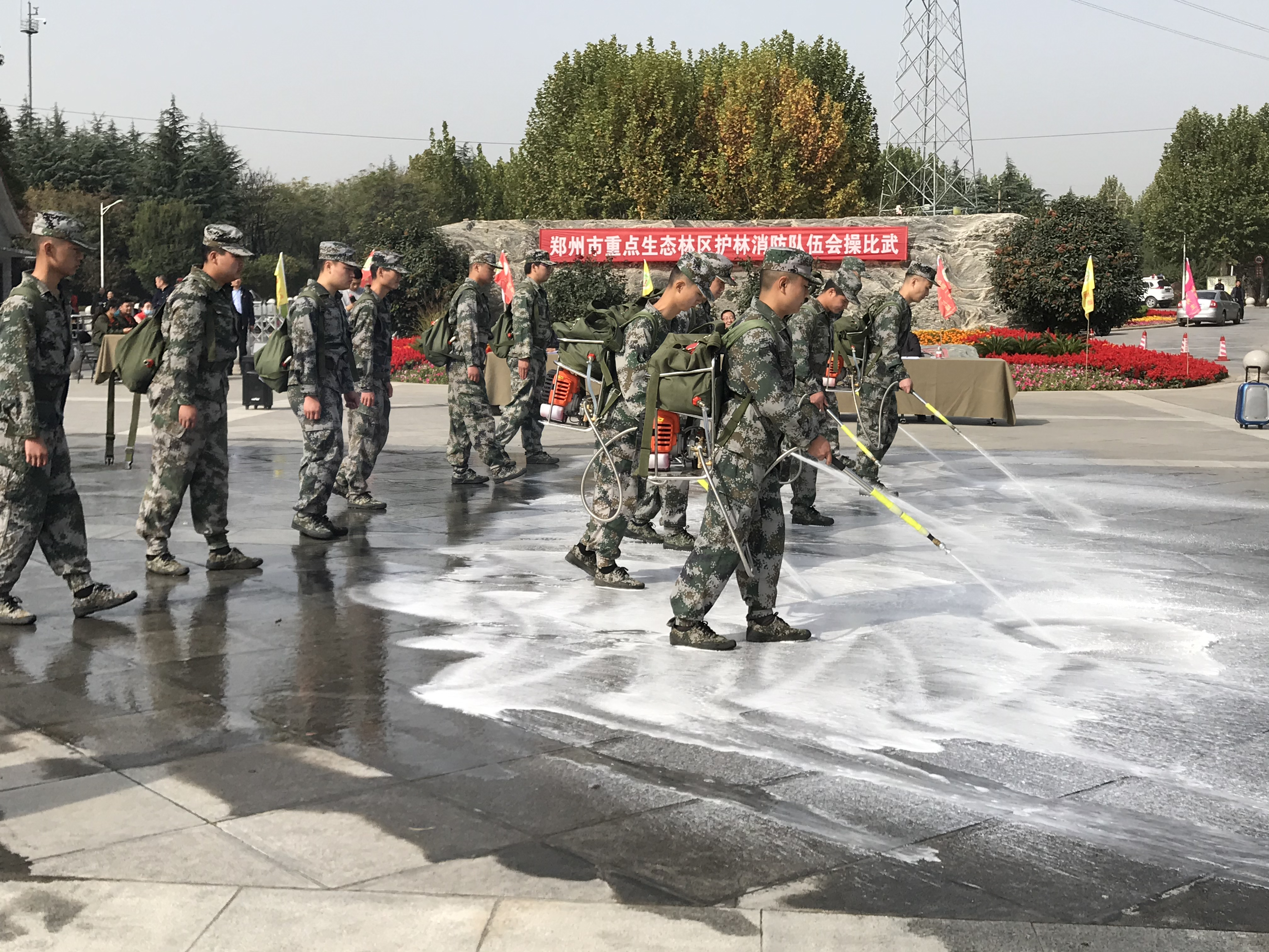 |郑州重点生态林区护林消防队伍大比武，他们要比什么？